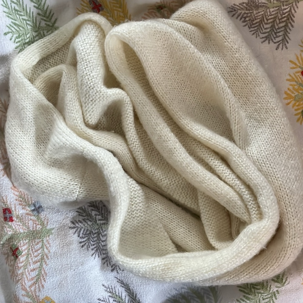Cream Infinity Scarf - Picture 2 of 2
